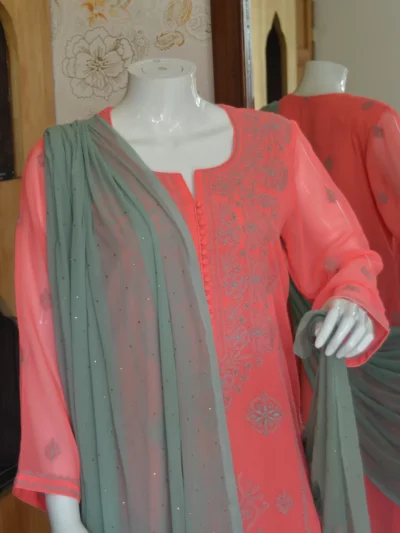 Stitched Suit Rose Pink