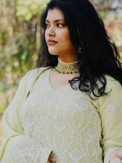 Stitched Suit Ocean Green