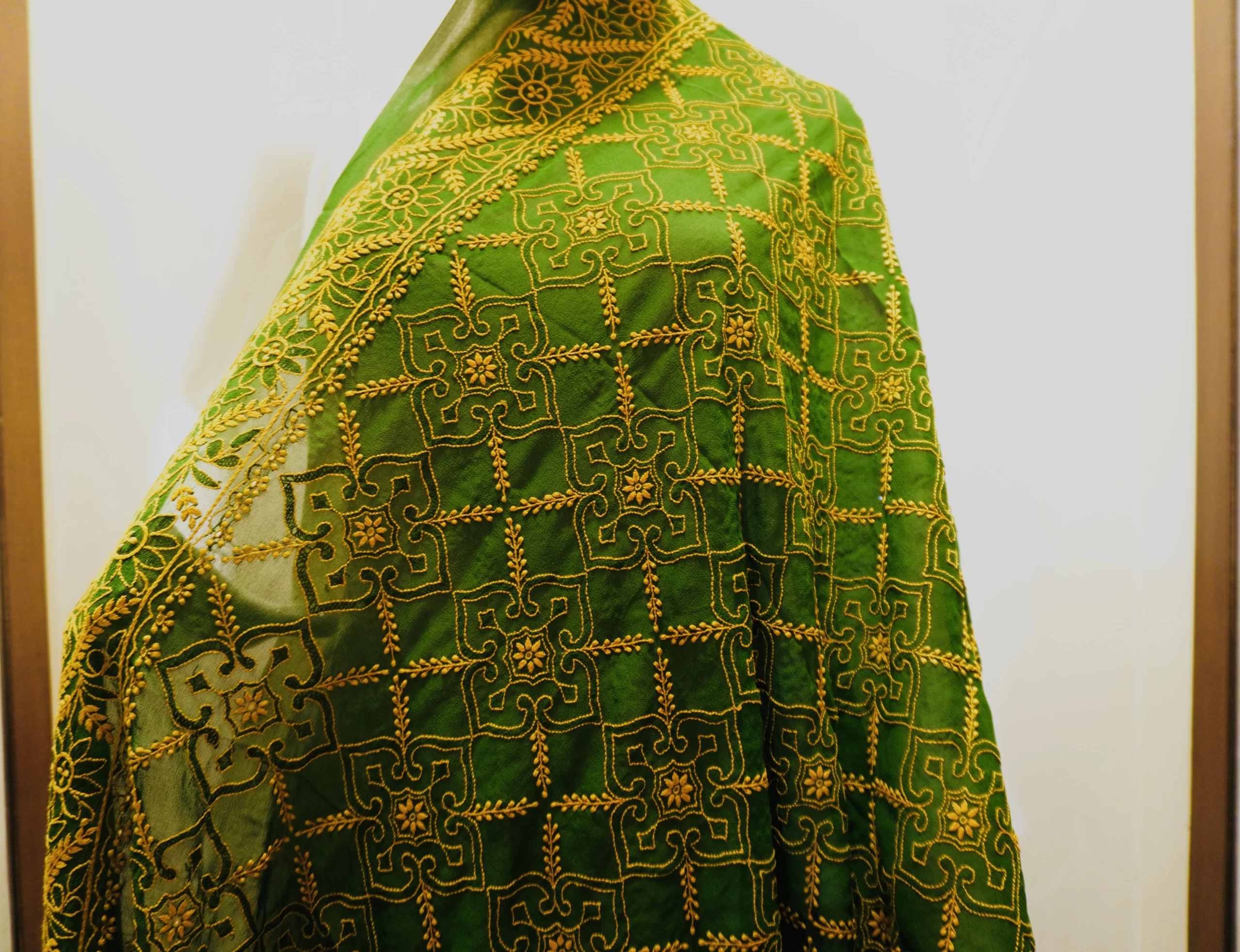 Dupatta Georgette Green - Image 4