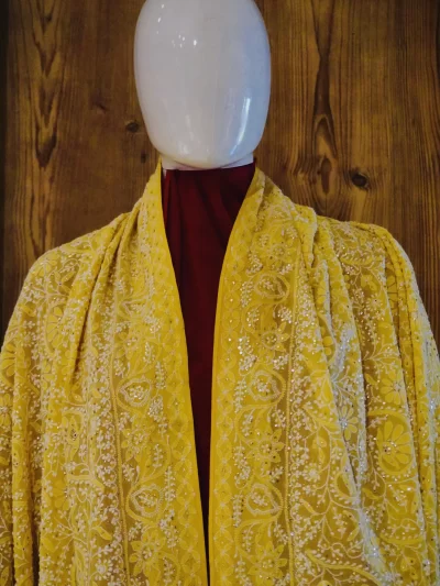 Georgette Dupatta Yellow