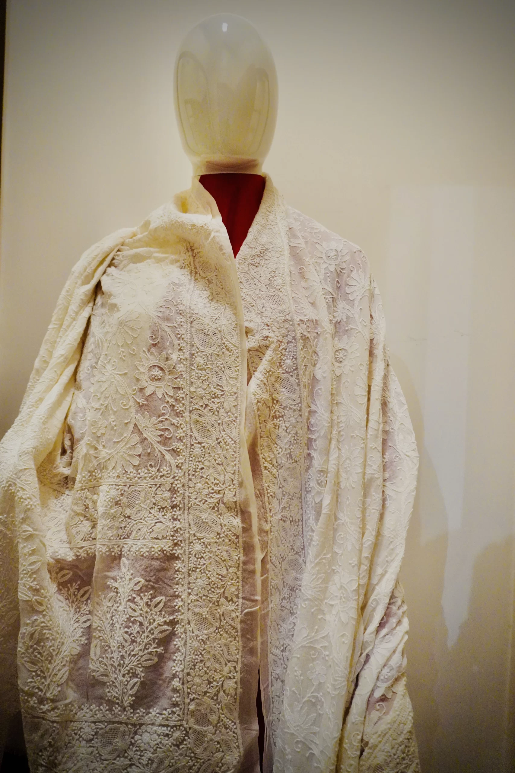 Dupatta Georgette cream - Image 2