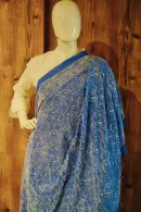 Georgette Dupatta Ocean Blue