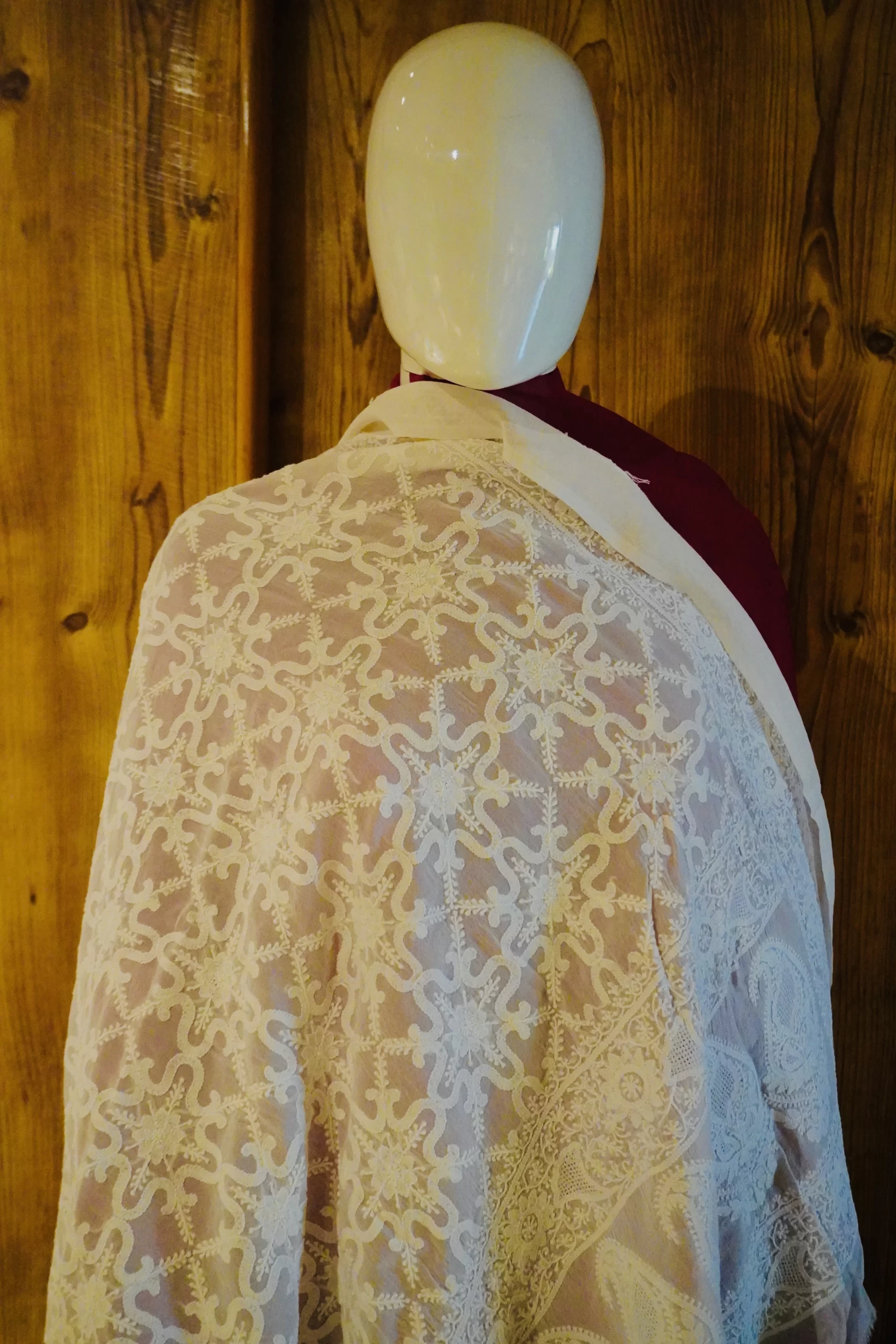 Georgette Dupatta Cream